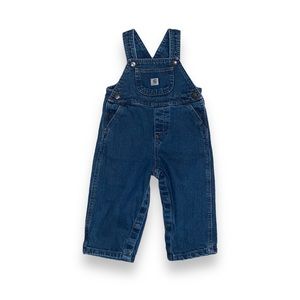 Boys Carhartt Denim Overalls
